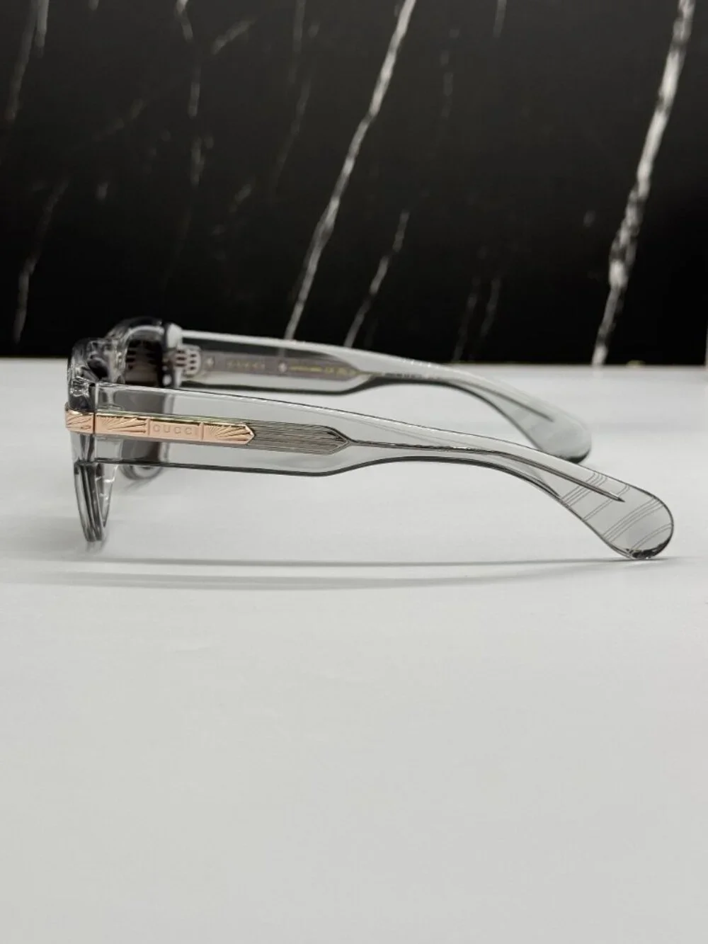 NEW GUCCI GG1517S 006 CLEAR BROWN MEN SUNGLASSES GUCCI